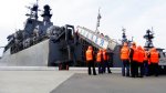Большой десантный корабль «Ослябя» возвратился в главную базу ТОФ из «Похода памяти»