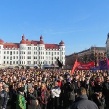 Пятеро антифашистов пострадали на митинге против нацистской партии в Швеции