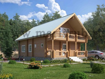 Закажите оцилиндрованные бревна из сосны и сэкономьте на строительстве дома 300 000 рублей