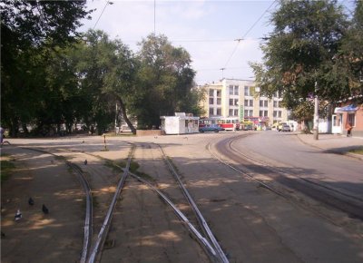 Сильный дождь парализовал движение трамваев в центре Краснодара