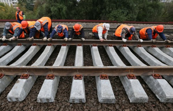 Строительство железной дороги в обход Украины идет с опережением срока