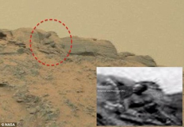 На Марсе увидели образ Будды