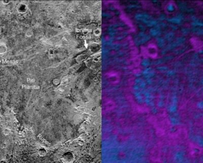 Станция New Horizons обнаружила «укус» на поверхности Плутона