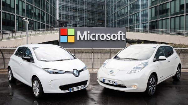 Renault-Nissan и Microsoft разработают новые информационные технологии для «беспилотников»