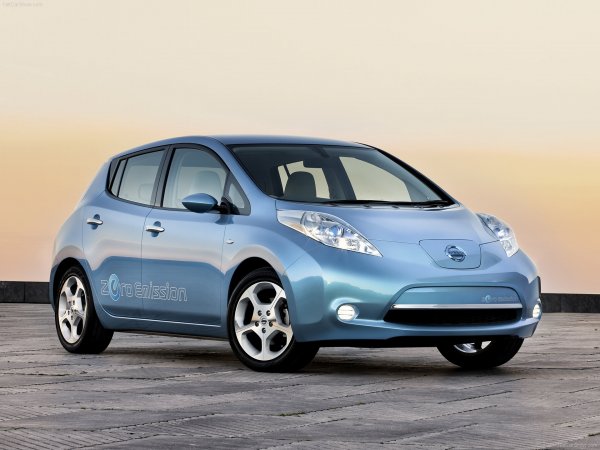 Первый электрический Nissan Leaf продемонстрировали на Международном форуме ENES  