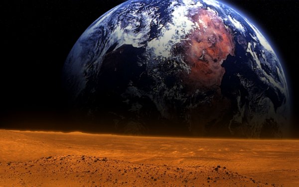 NASA опубликовало снимок Земли с орбиты Марса