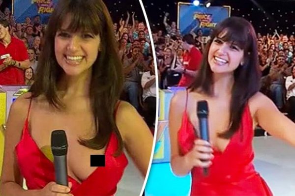 Телеведущая из Австралии случайно обнажила грудь в прямом эфире