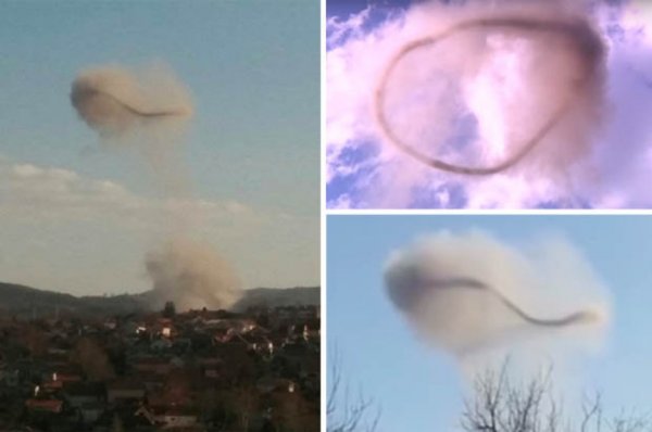 После трагедии в Сербии по всему миру появились странные облака