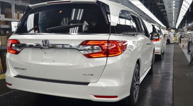 В США началось серийное производство Honda Odyssey нового поколения
