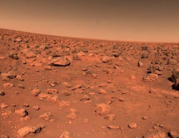 На  поверхности Марса нашли лист бумаги