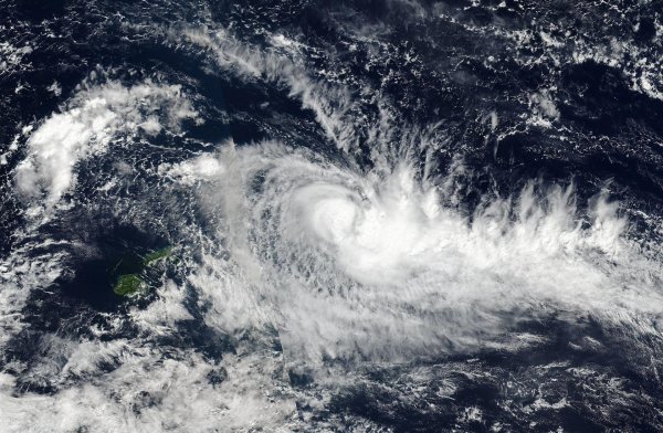 NASA showed the image of a new tropical cyclone