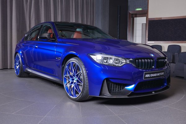 Представлен уникальный BMW M3 в цвете San Marino Blue