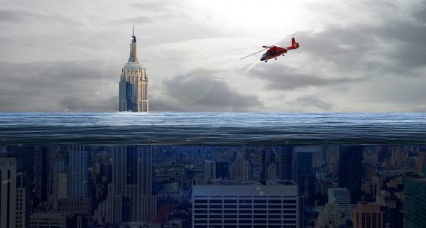 Ученые показали на видео "гибель" Нью-Йорка в 2100 году
