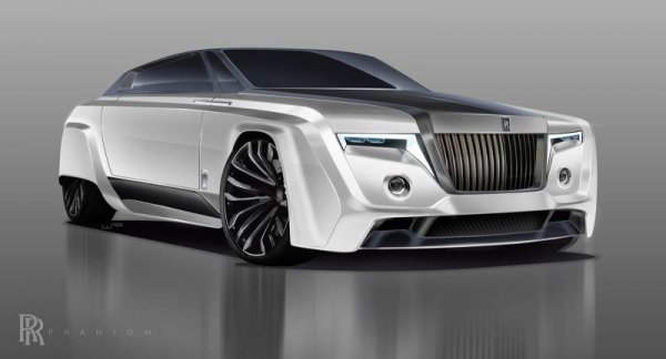 Эксперты представили рендер Rolls-Royce Phantom 2050 года