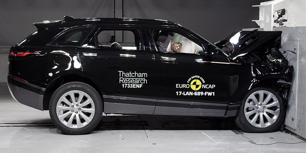 Range Rover Velar получил 5 звёзд в краш-тестах Euro NCAP