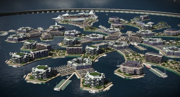 Плавающий город в Тихом океане и Неом: Как будут выглядеть города будущего?