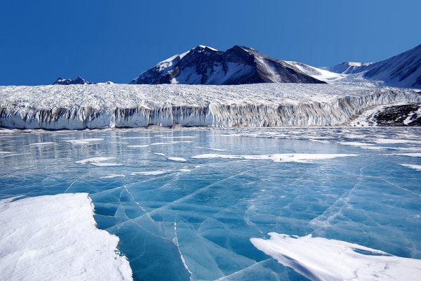 На месте падения самолета в Антарктиде появилось неизвестное пятно