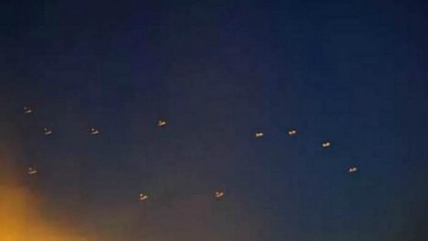 В небе над Флоридой запечатлели на камеру флот НЛО