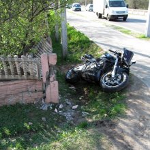 В Орше насмерть разбился мотоциклист, столкнувшись с погрузчиком