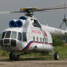В Красноярском крае мужчина, поссорившись с женой, угнал вертолет Ми-8Т