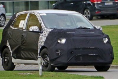 Обновленный Kia Picanto 2017 впервые замечен на тестах