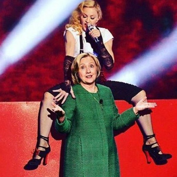 Мадонна опубликовала в Instagram своё обнажённое фото в поддержку Клинтон