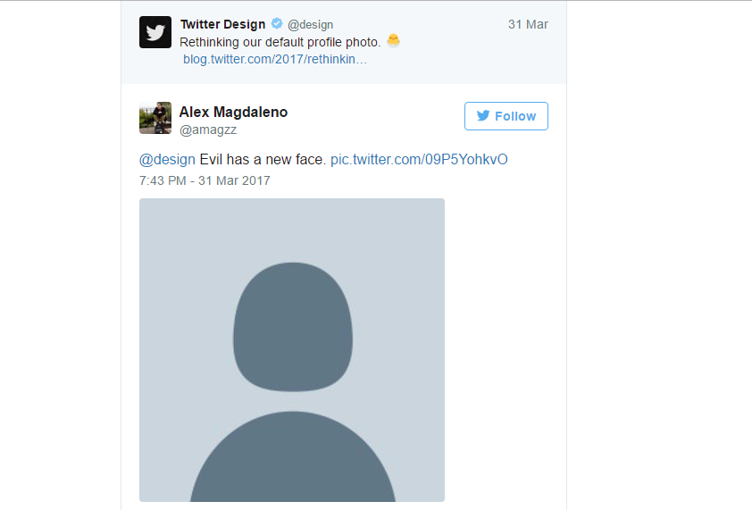 Оскорбительный твит - это оскорбительный твит, будь то рядом с яйцом, силуэ...