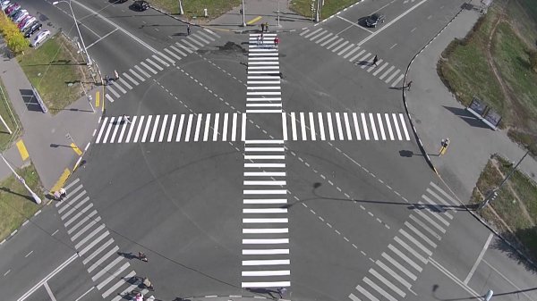 Москва обзаведется диагональными пешеходными переходами