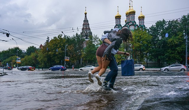 В Москве и области местами выпало до 60% осадков от нормы месяца