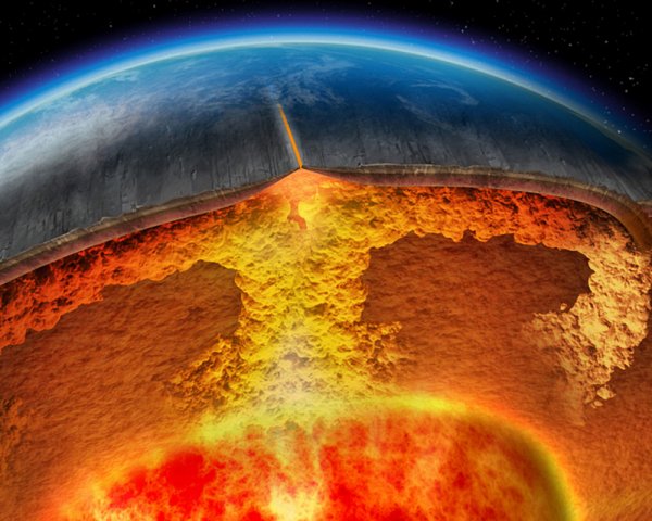 Ученые выяснили, что вулканическая магма твердая