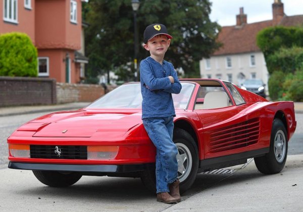 Самый дорогой в мире детский Ferrari оценили в 100 000 долларов