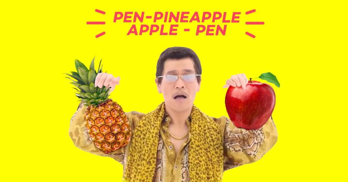 Песня pen. Pineapple Pen Мем. Пен пайнэпл АПЛ пен. Pen Pineapple Apple Pan. Песня Pineapple Apple Pen.