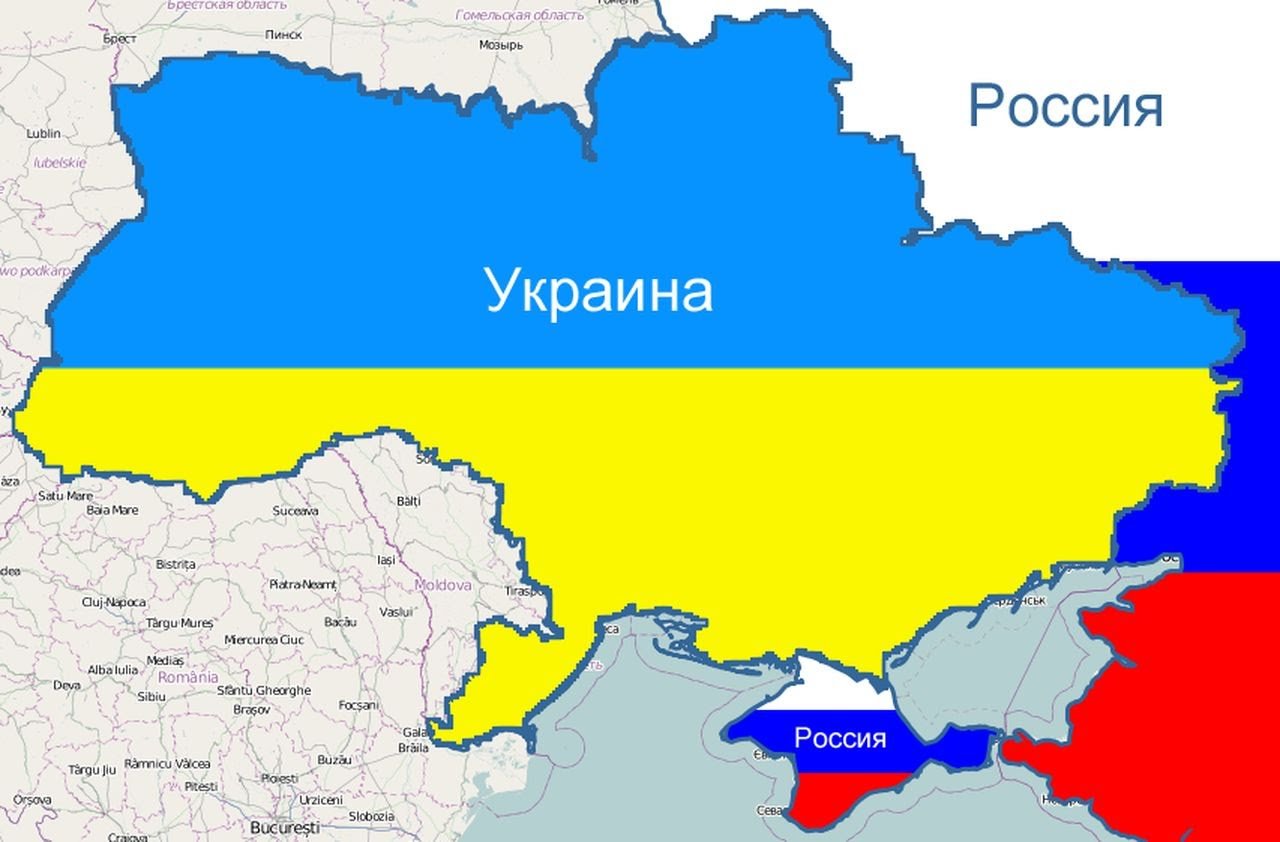 Без крыма. Карта России и Украины. Территория Украины. Карта Украины. Расположение Украины.