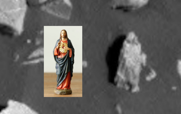Статуя Христа на Марсе: Лик Иисуса идентичен изображению на Туринской плащанице