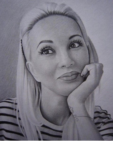 Лера Кудрявцева показала свой новый портрет