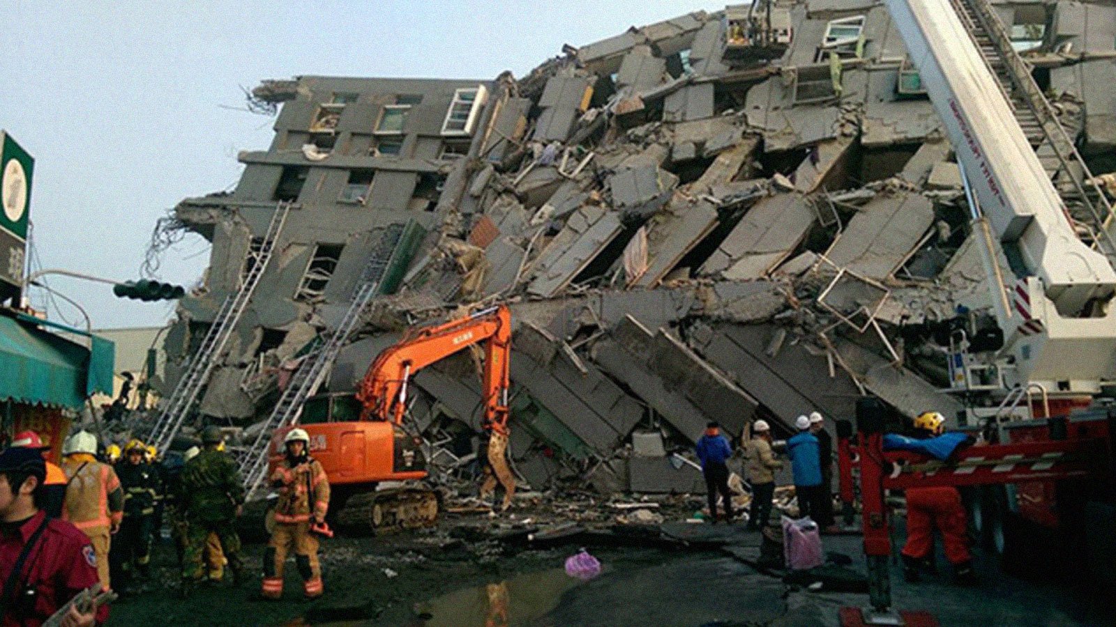 Последствия землетрясения на тайване