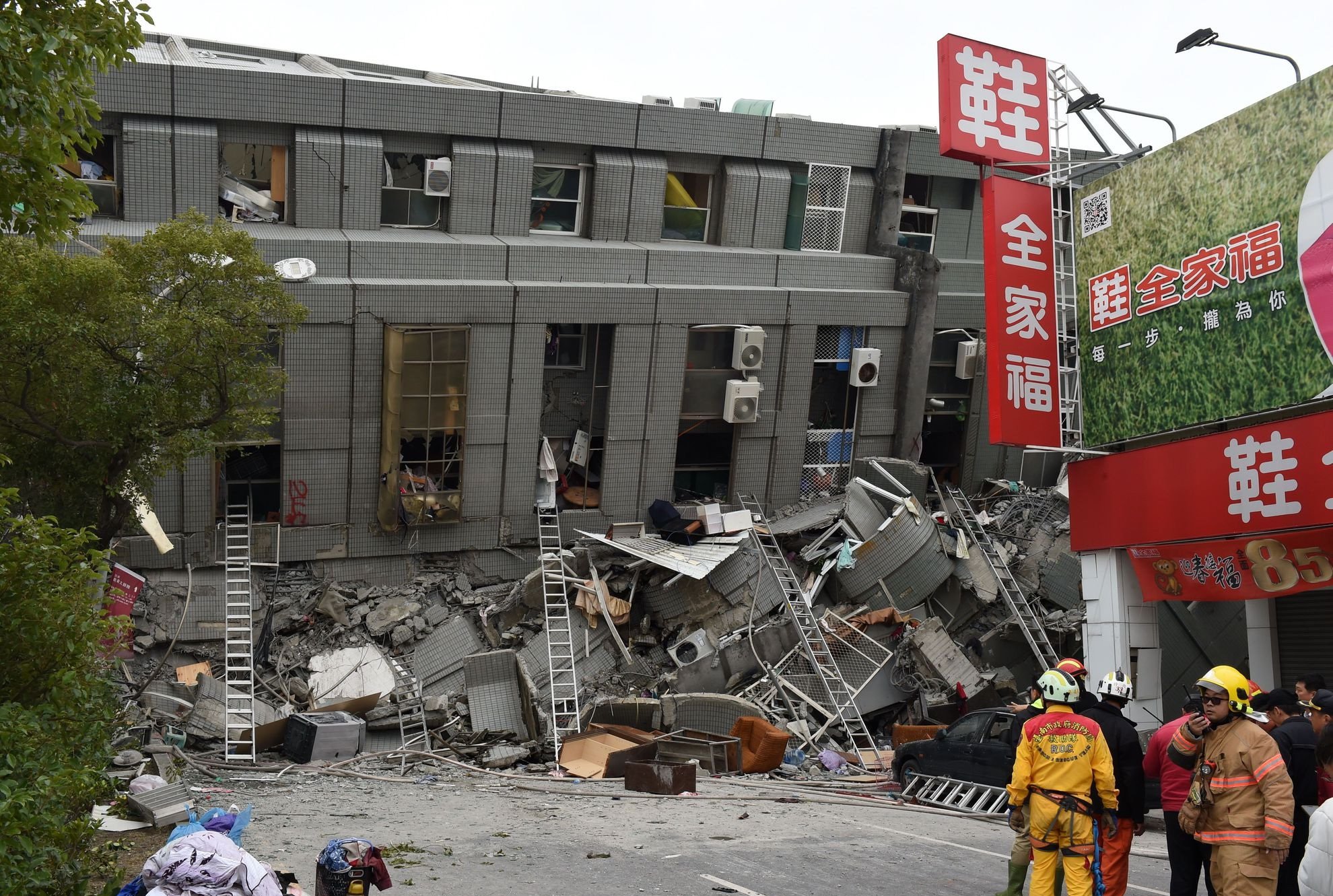 Тайвань китай землетрясение