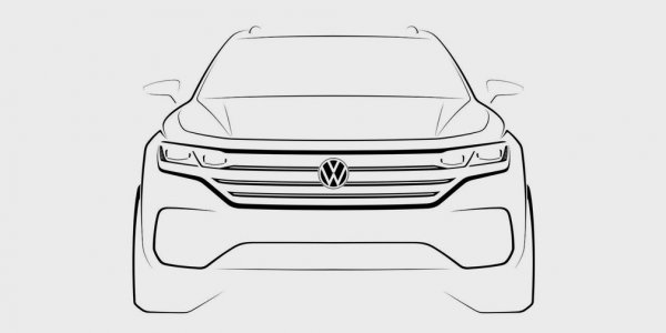 Кроссовер Volkswagen Touareg нового поколения покажут 23 марта