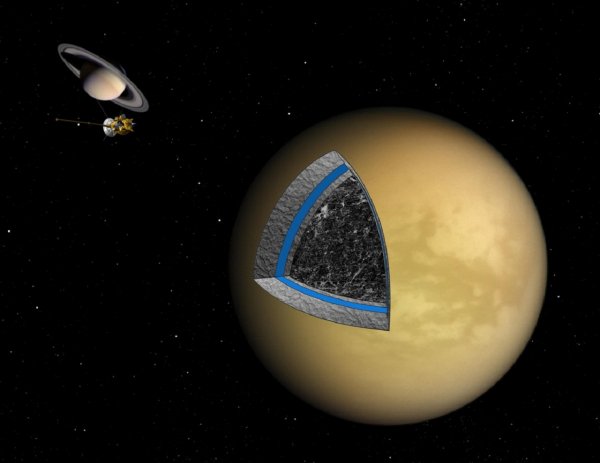 Астрономы нашли на спутнике Сатурна Титане гигантские запасы нефти