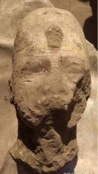 В Египте случайно найдена гигантская статуя фараона