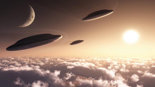 В Аргентине летчик запечатлел два дискообразных корабля пришельцев