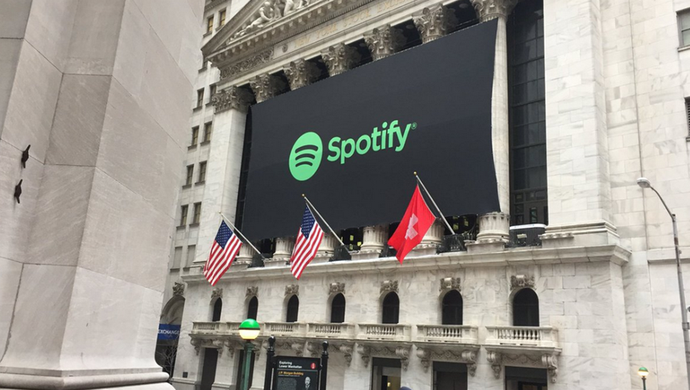 NYSE перепутала флаги при открытии торгов акциями сервиса Spotify