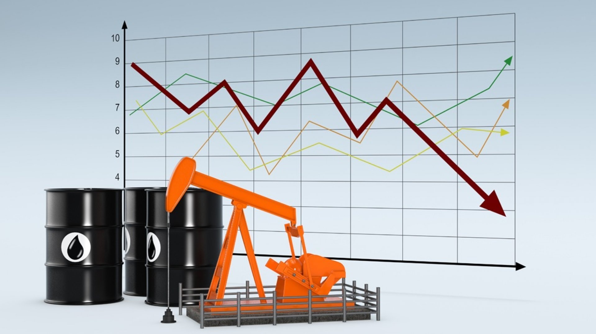 Падение уровня производства. Снижение цен на нефть. Снижение инвестиций. Падение спроса на нефть. Снижение спроса на нефть.