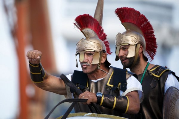 Римские легионеры в Британии не жалели краску для запугивания врага