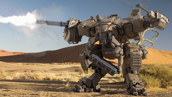 С секретной базы США сбежал агрессивный военный робот