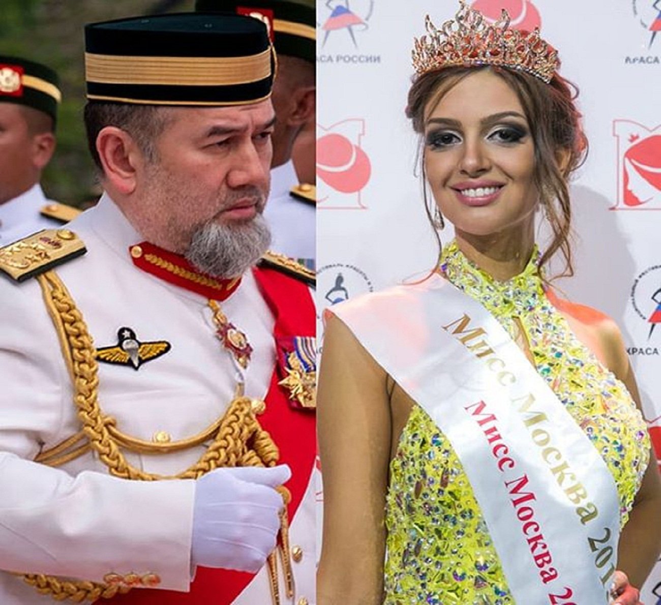 Девушка вышла замуж за принца. Король Малайзии и Мисс Москва.