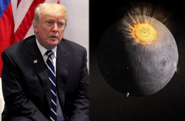 Страшная гибель человечества: Трамп может уничтожить Луну ядерными ракетами