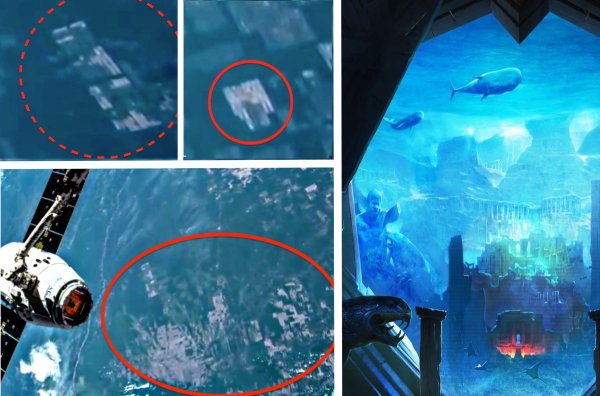 Атлантида существует: Спутник NASA снял подводные руины из космоса