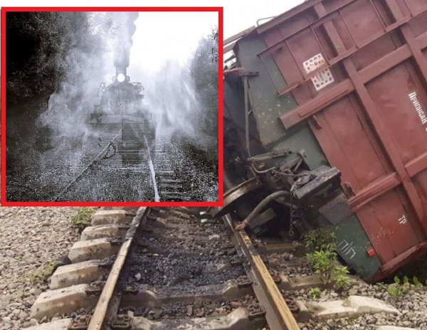 Проклятие украденного золота? Призрак поезда Колчака устроил аварию в Кемерово
