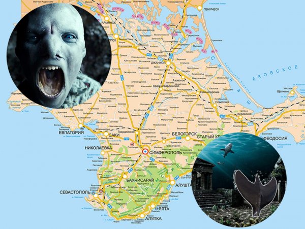 Возрождение атлантов: В Крыму засняли мутанта с «хвостом сирены»